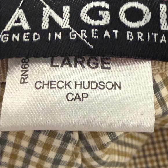 Kangol Check Hudson Cap Beige Size L - Picture 9 of 9